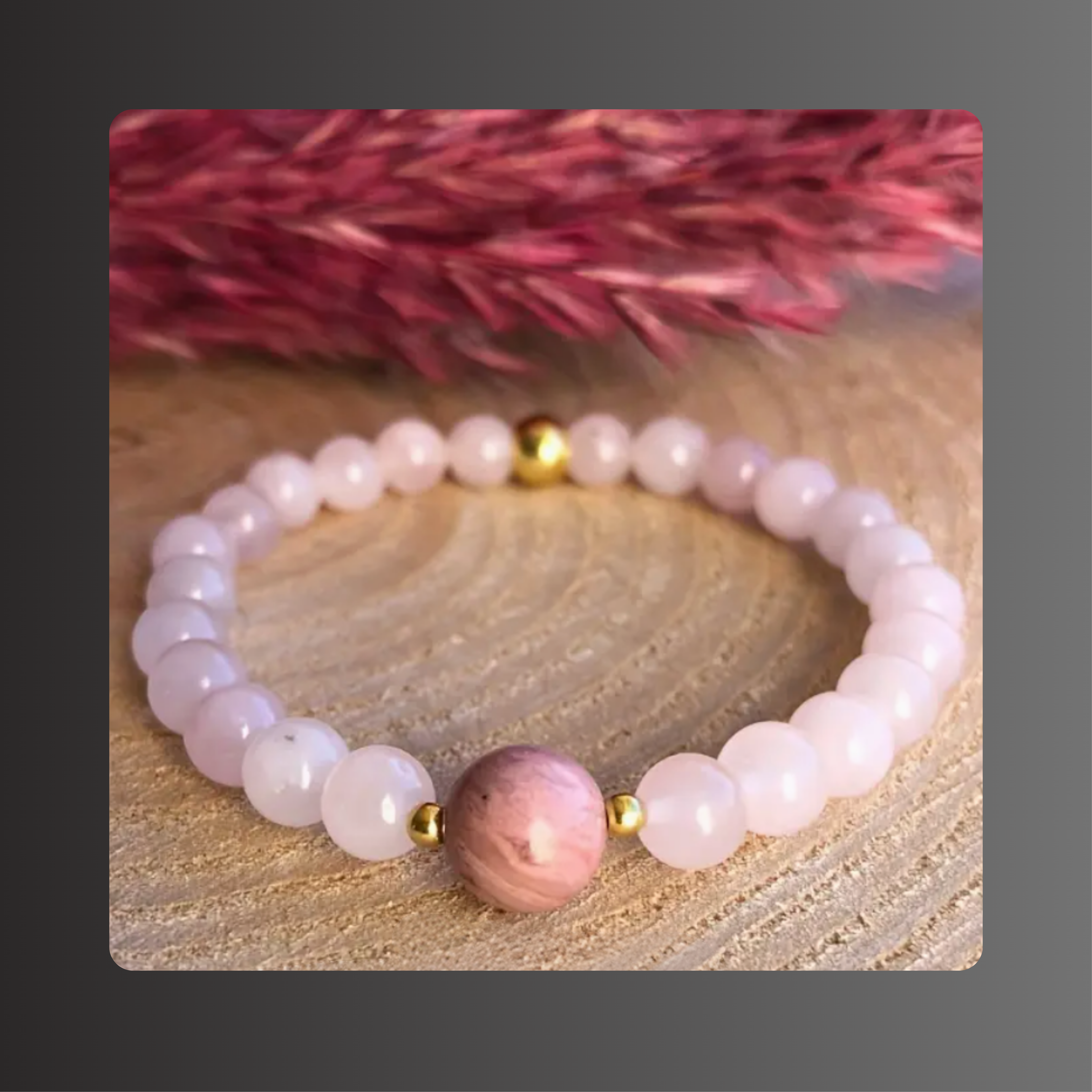 Armband Valentina - Rosenquarz