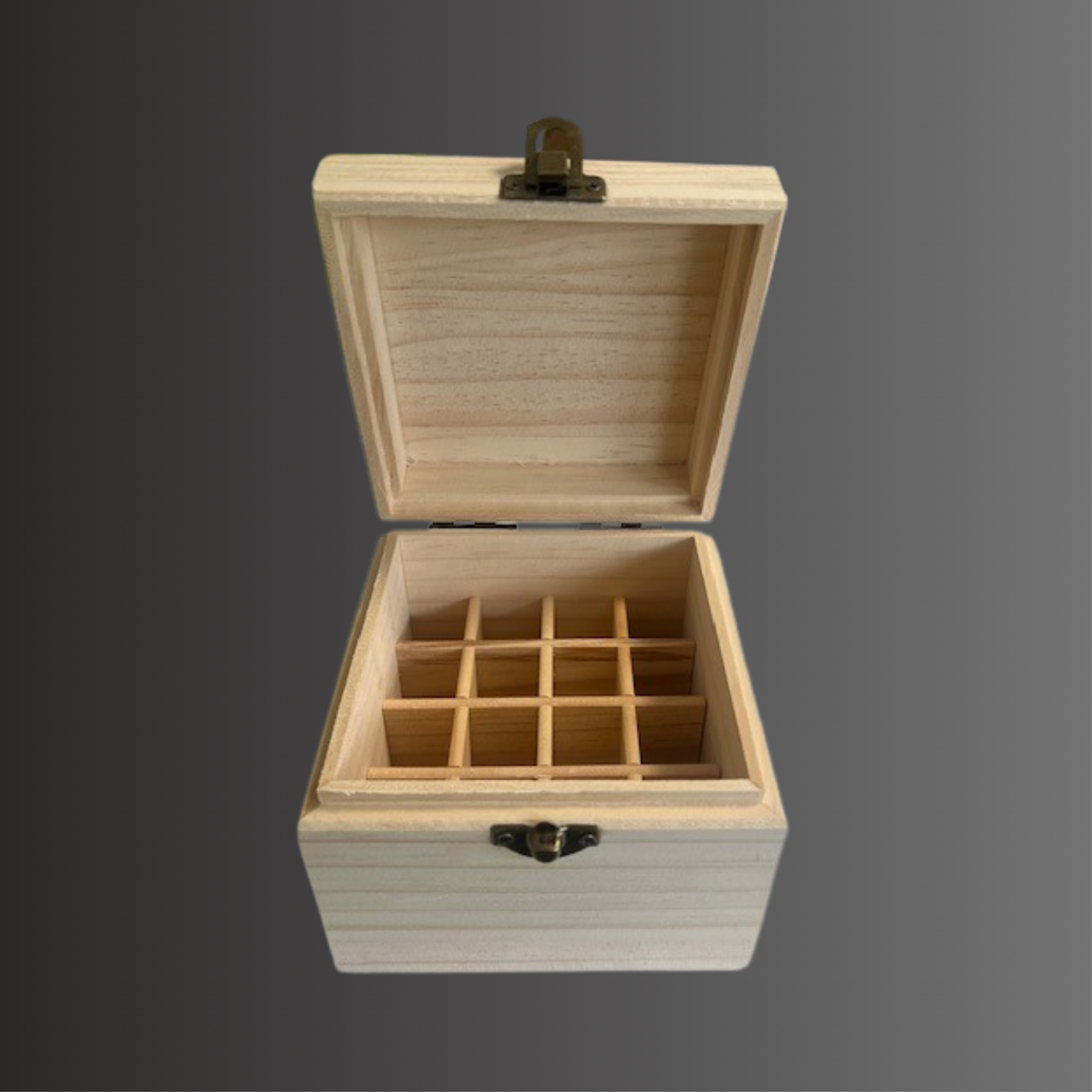 Rollon Holzbox mit 16 Fächern