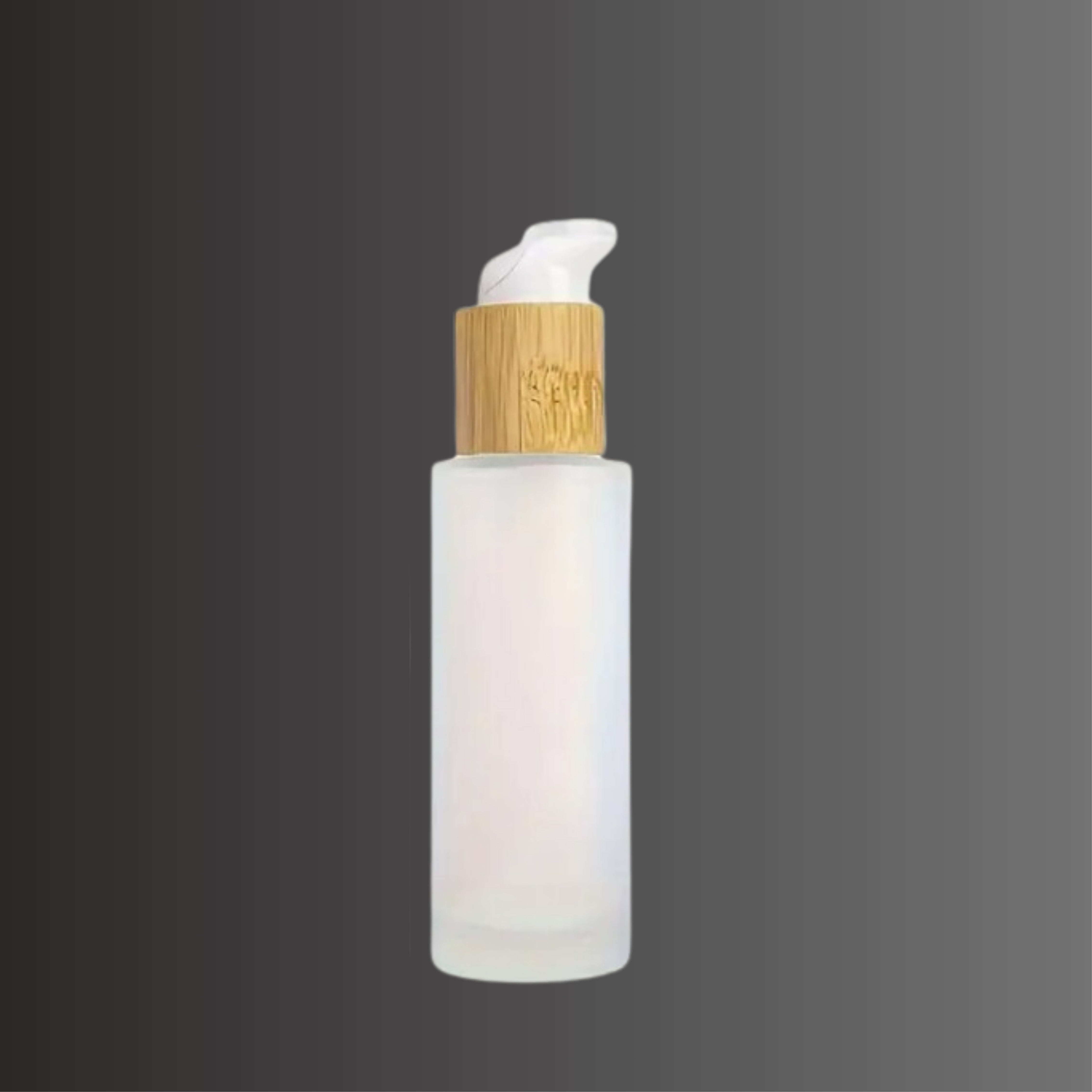 Pumpflasche - 100 ml Milchglas