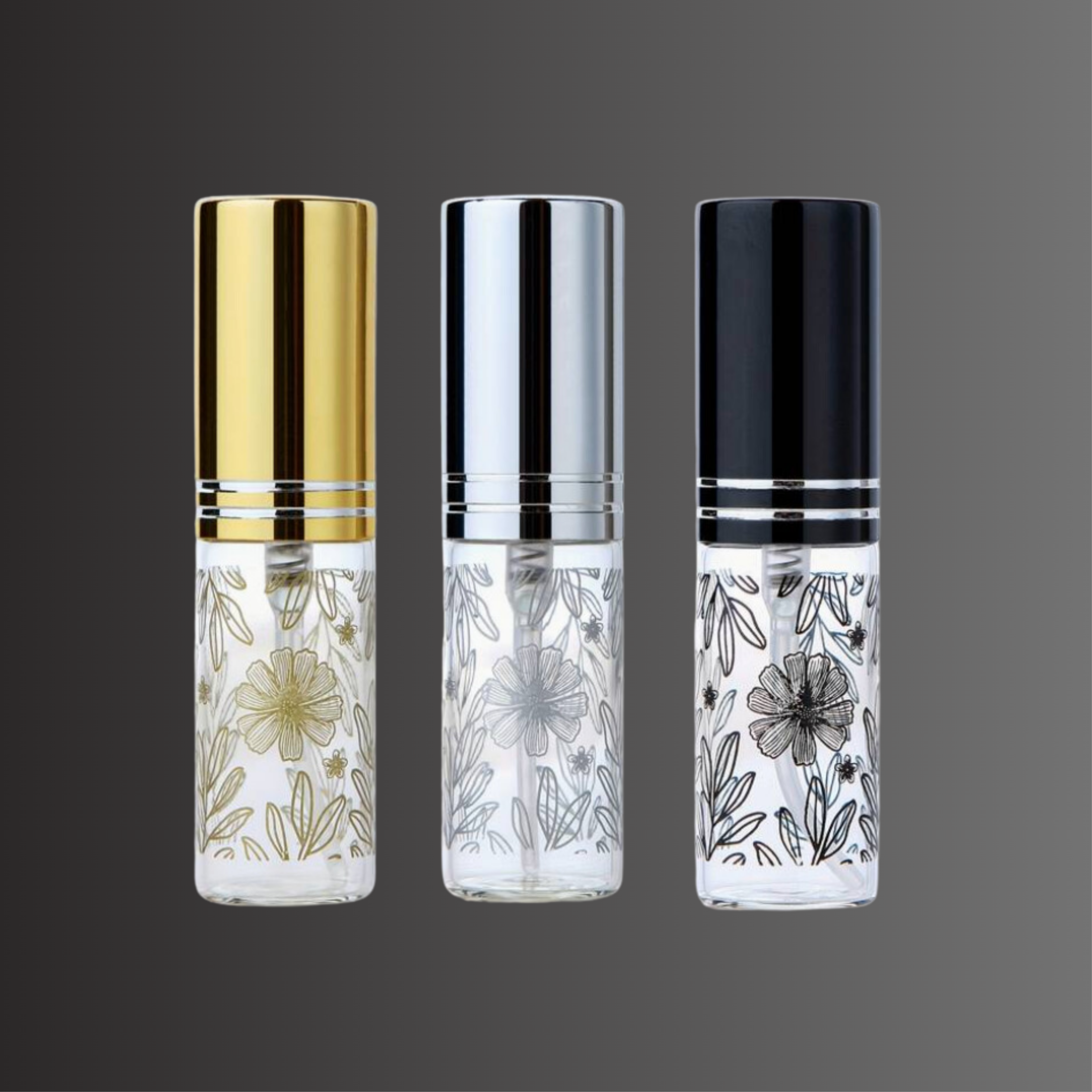 Sprühflasche - 5ml,- 3 Farben