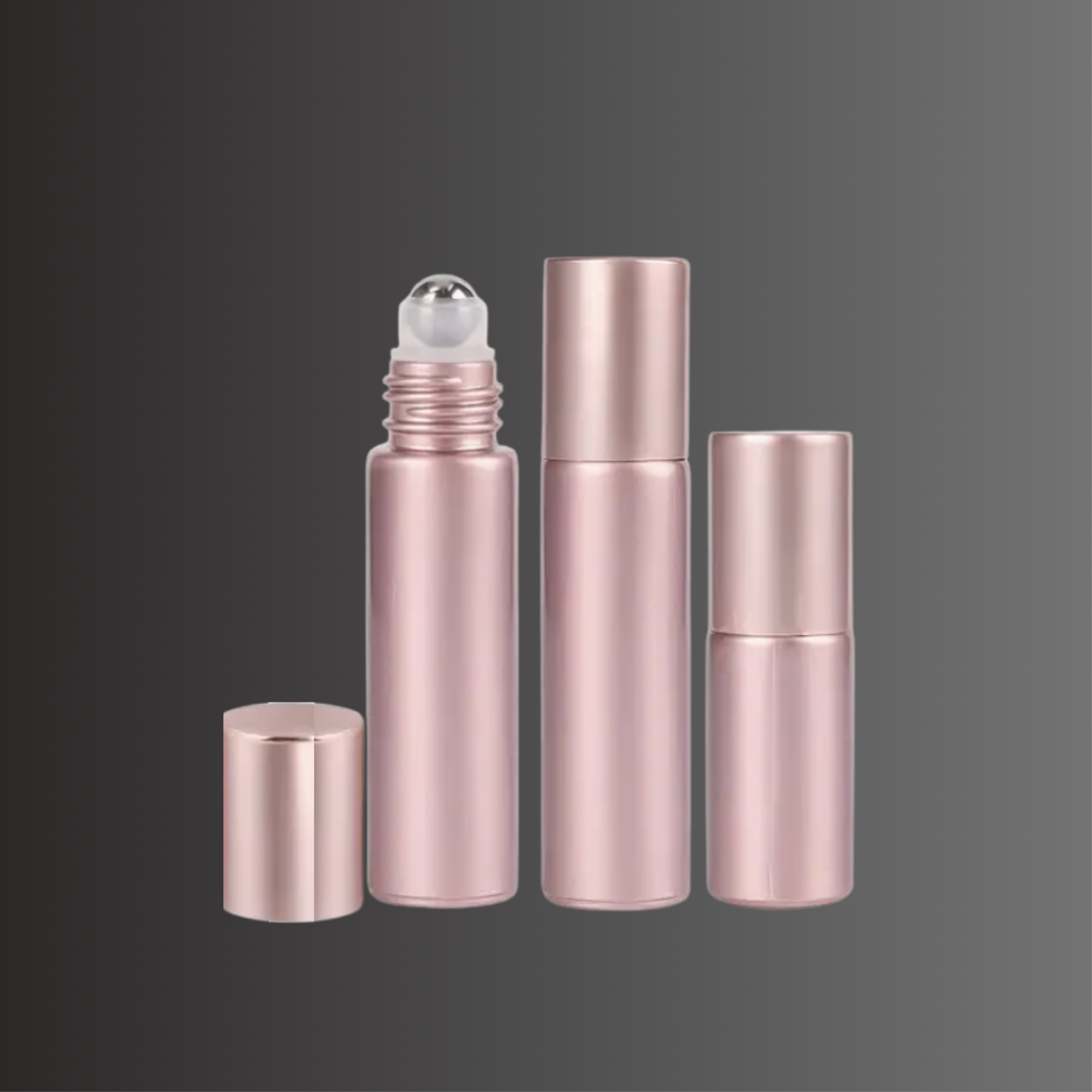 Rollerflasche - Rollon 10 ml, Glas in rosa