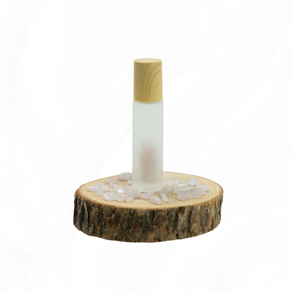 Rollerflasche - Rollon 10 ml Milchglas - mit Edelsteinen - 5 Sorten