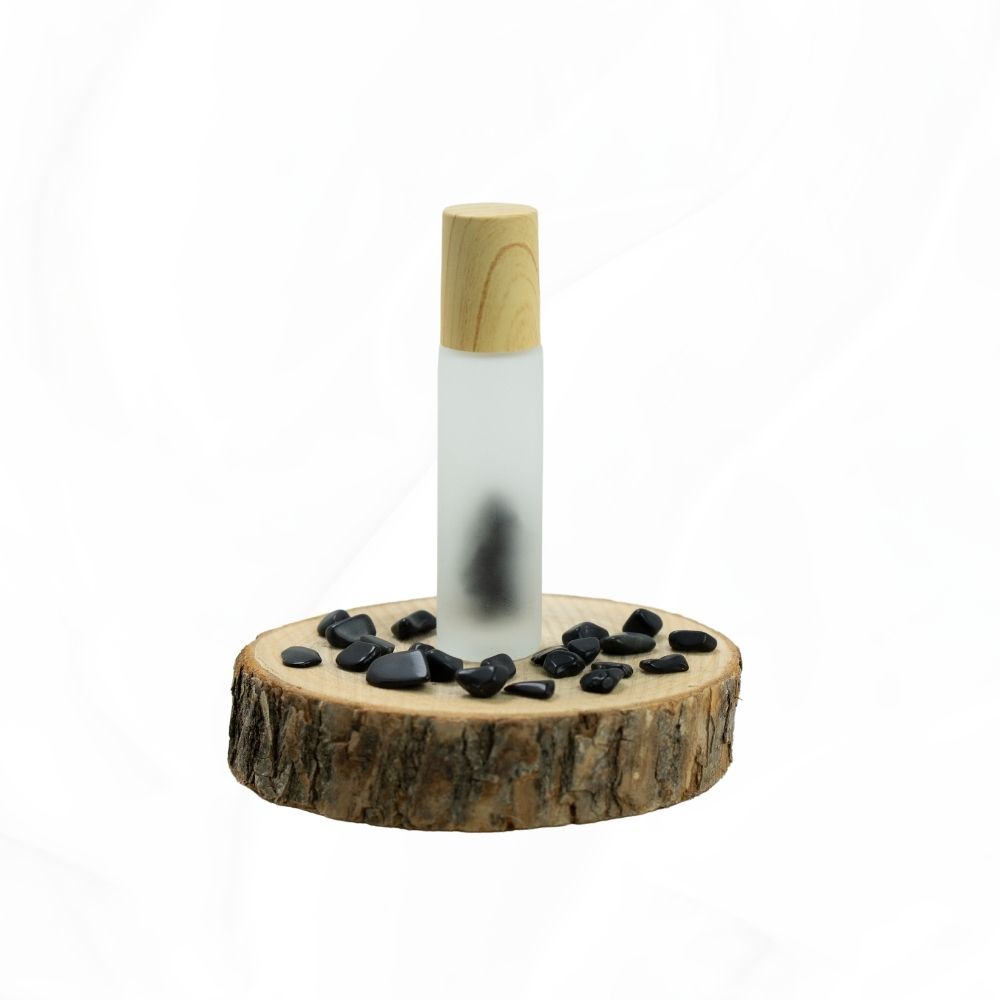 Rollerflasche - Rollon 10 ml Milchglas - mit Edelsteinen - 5 Sorten