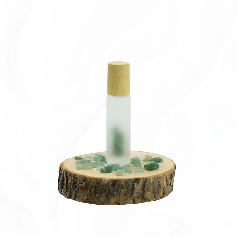 Rollerflasche - Rollon 10 ml Milchglas - mit Edelsteinen - 5 Sorten