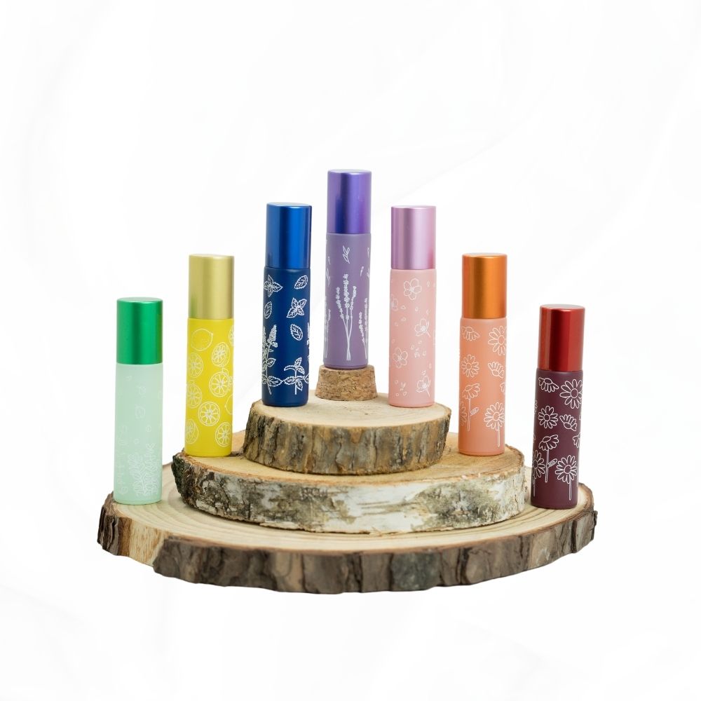 Rollerflasche – Rollon 10 ml,- in 8 Farben