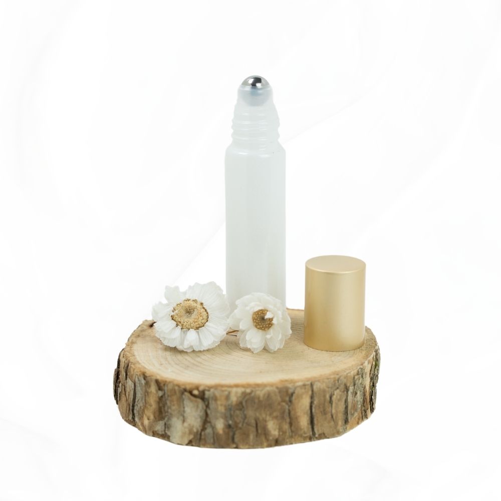 Rollerflasche - Rollon 10 ml,- Milchglas in 6 Farben