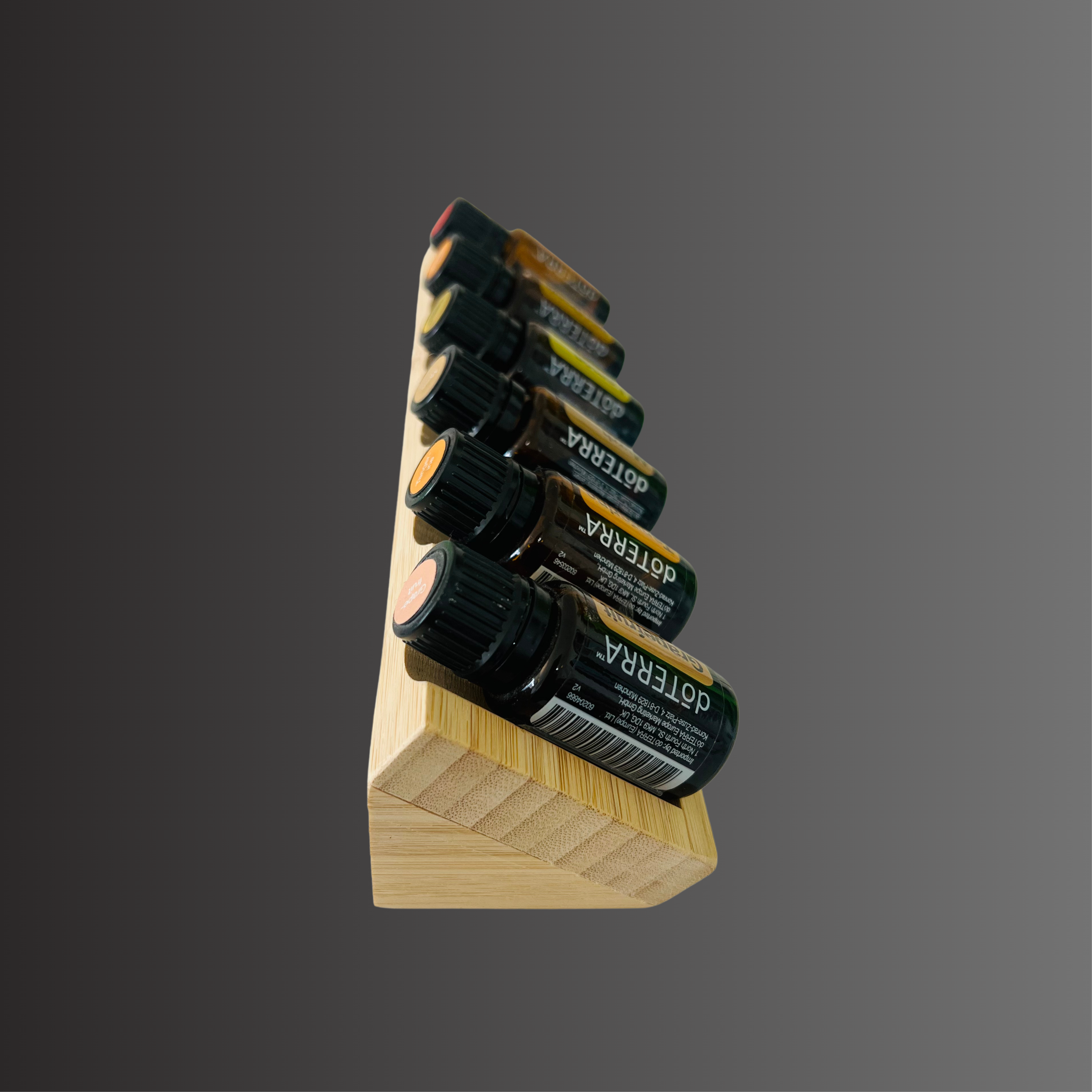 Holzständer klein für ätherische Öle (6 Stück)